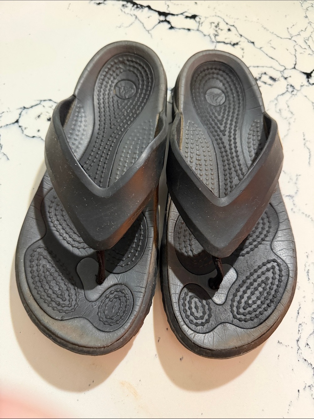 CROCS Black Flip Flop Sandals